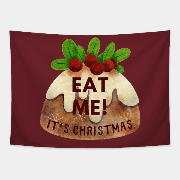 Eat ME! It's Christmas Tapestry by NICHE&NICHE