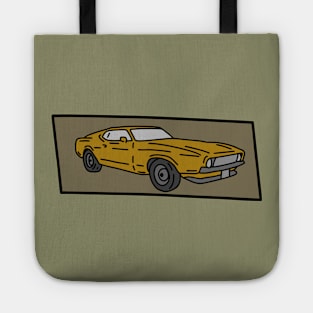 classic muscle car Tote