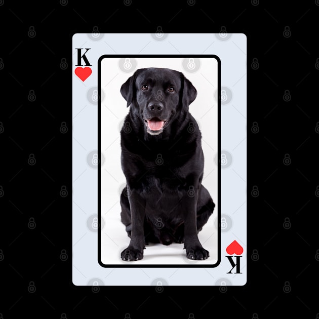 Black Lab King Of Hearts by HighwayForSouls