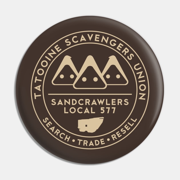 Tatooine Scavengers Union Pin by DesignWise