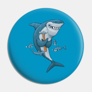 Family Shark Pin