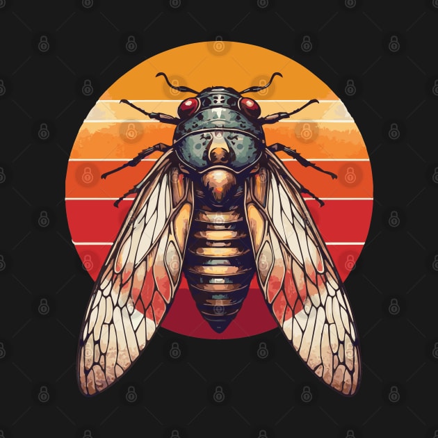 Cicada Retro Sunset by Heartsake