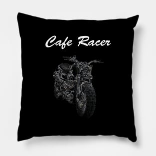 Cafe Racer Motor Bike Pillow