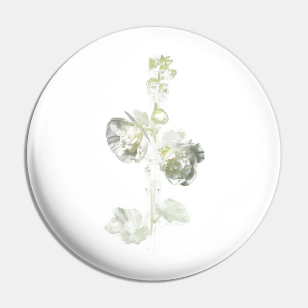 Hollyhock Mallow Pin by mariakeady