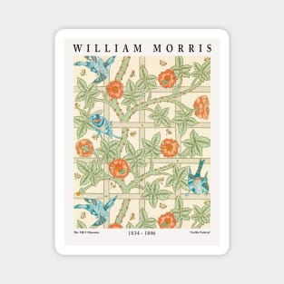 William Morris Trellis Textile Pattern Magnet