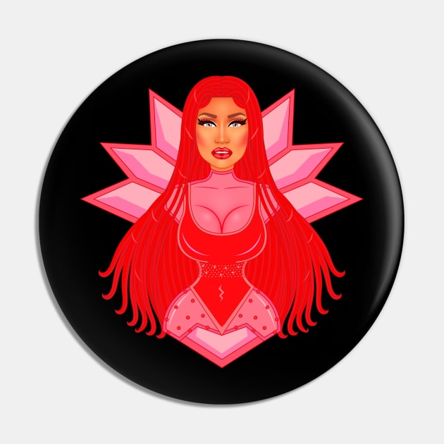 RED QUEEN Pin by ryanvincentart