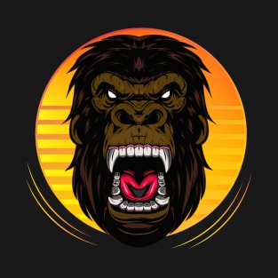 Ferocious the gorilla head T-Shirt