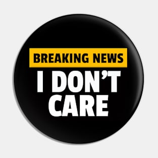 Breaking News Collection Pin