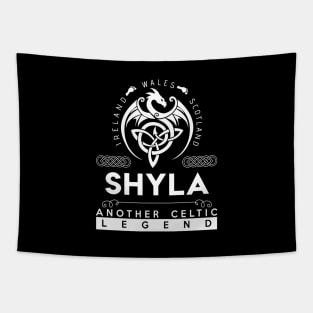 Shyla Name T Shirt - Another Celtic Legend Shyla Dragon Gift Item Tapestry