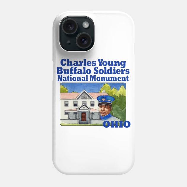 Charles Young Buffalo Soldiers National Monument, Ohio Phone Case by MMcBuck