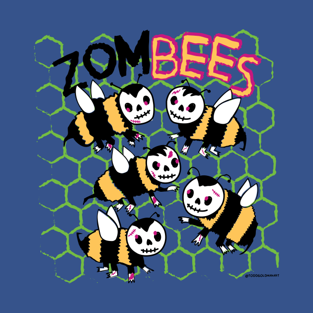 ZOMBEES by toddgoldmanart