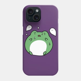 Frog Scared of Ghosts Phone Case