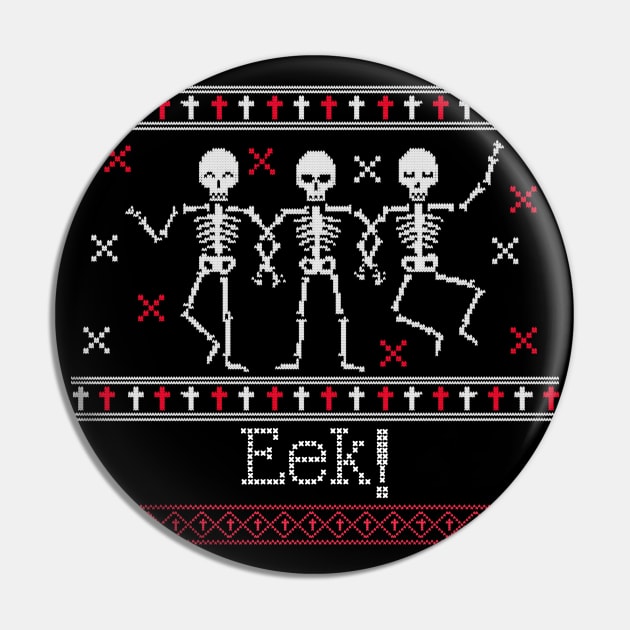 Eek! Halloween Skeleton Pin by Live Together