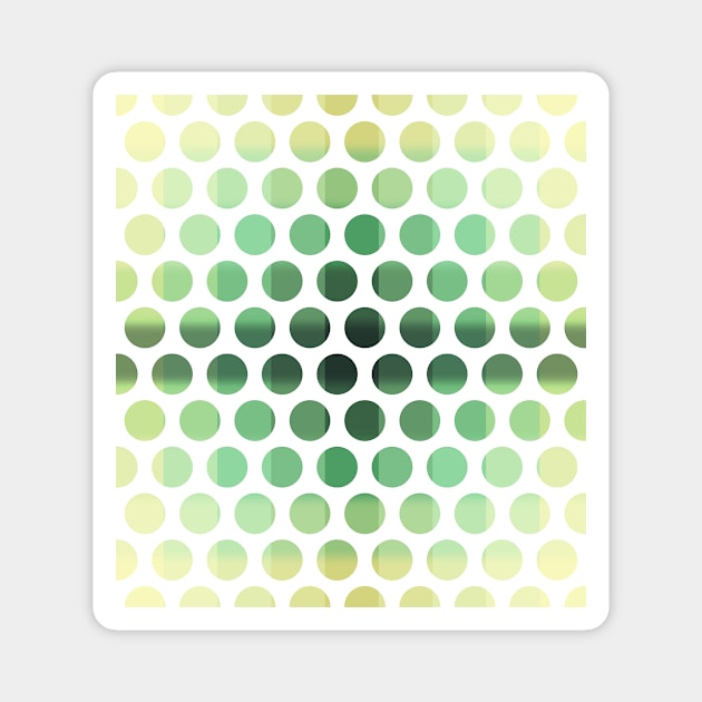 Colorful Polka Dots Magnet by StudioGrafiikka