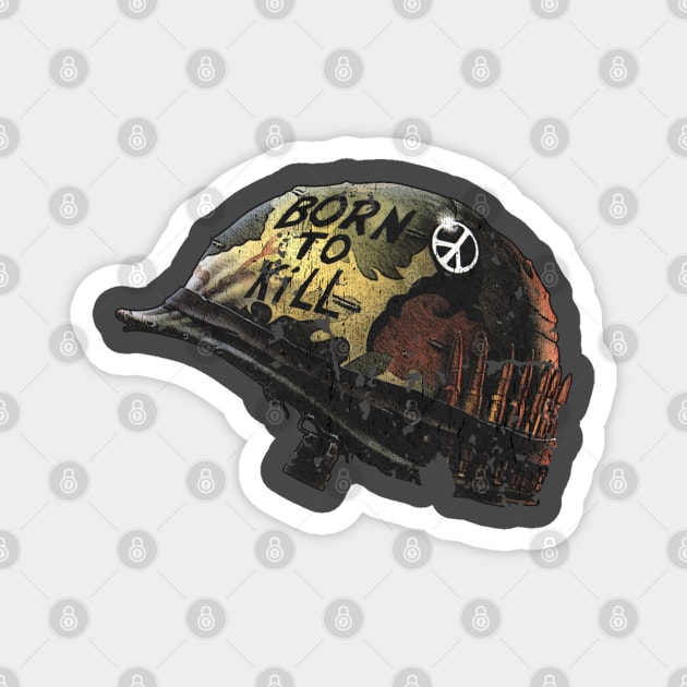 Full Metal Jacket - Vintage Magnet by JCD666