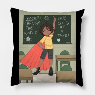 Teachers change the world Pillow