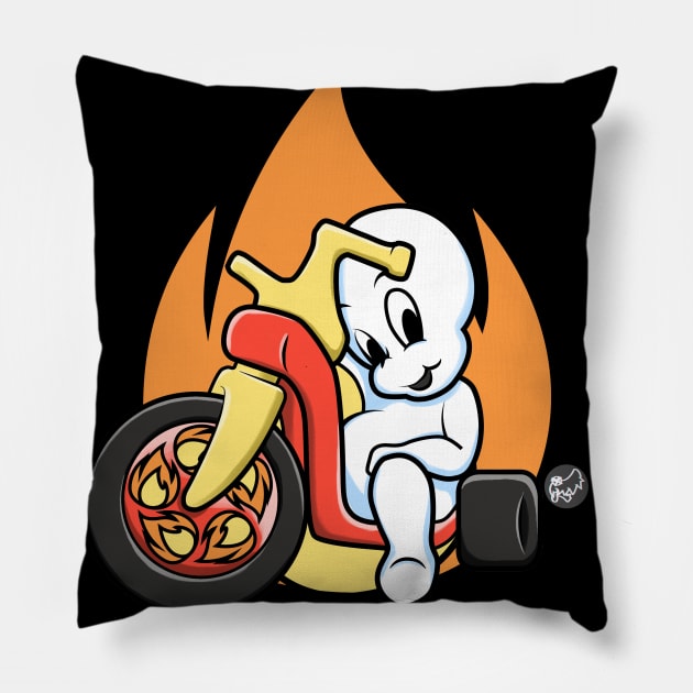 Ghost Rider Pillow by TyrannosaurusRy