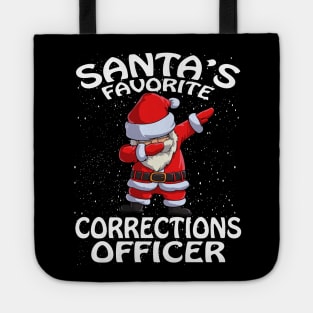 Santas Favorite Corrections Officer Christmas Tote