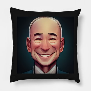 Jeff Bezos | Comics style Pillow