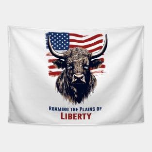 Roaming the plains of Liberty | 4th of July celebration shirt Tapestry