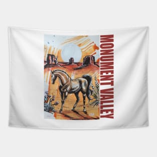 MONUMENT VALLEY HORSE Tapestry