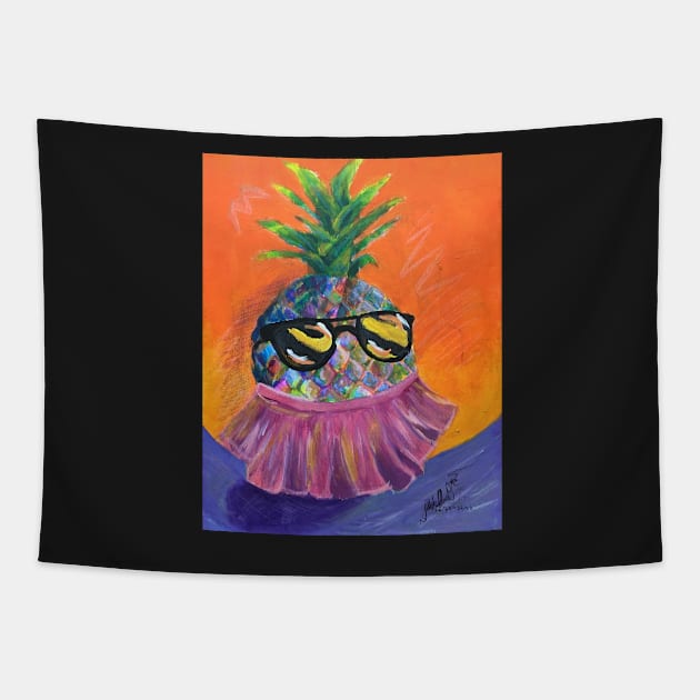 Swag Pineapple Tapestry by IsangComet