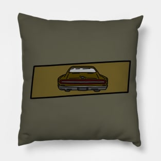 automotive classic cars illustration Pillow
