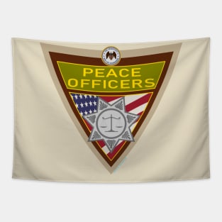 Peace Officer/Sheriff Essentials Shield Tapestry