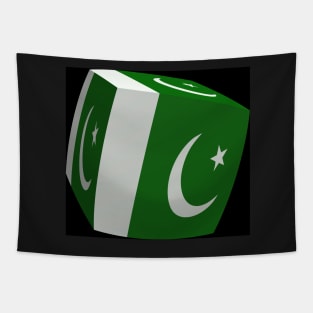 Pakistan  Flag cubed. Tapestry