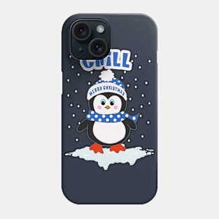 Chill Christmas Penguin Phone Case