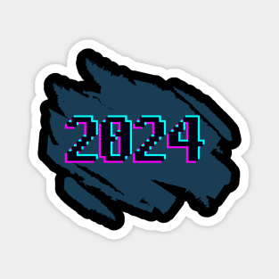 2024 - Gamers - Celebration - New Years - Birthday Magnet