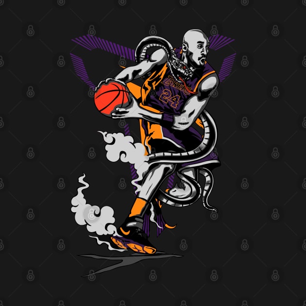 Kobe Bryan Vector Art by Ken Asahvey