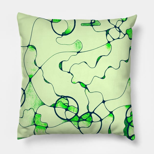 Lime Freshness design pattern Pillow by ozav