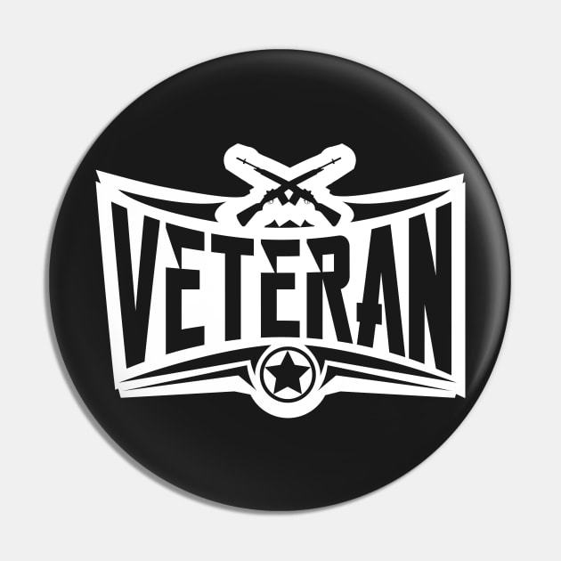 VETERAN: Woman Veteran female veterans t shirts gift Pin by woormle