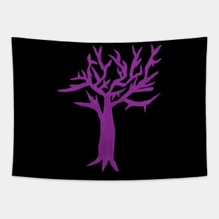 Purpule Tree design Tapestry