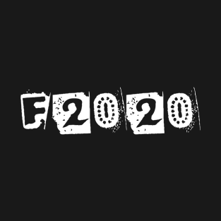 F2020 - White Lettering T-Shirt