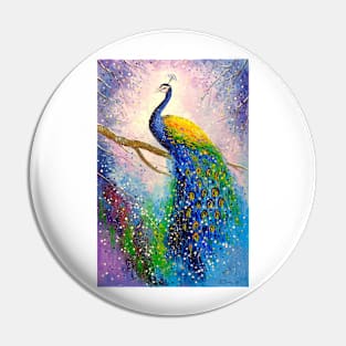 Gorgeous peacock Pin