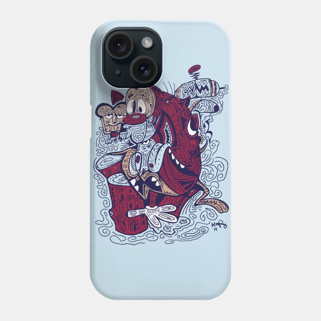 Happy Happy Joy Joy Phone Case by nickpolowy