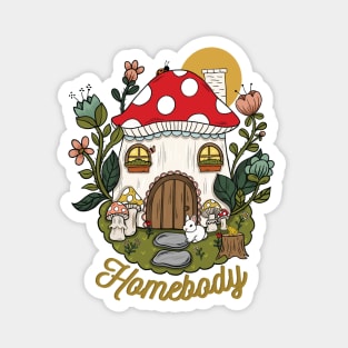 Homebody Mushroom House Magnet