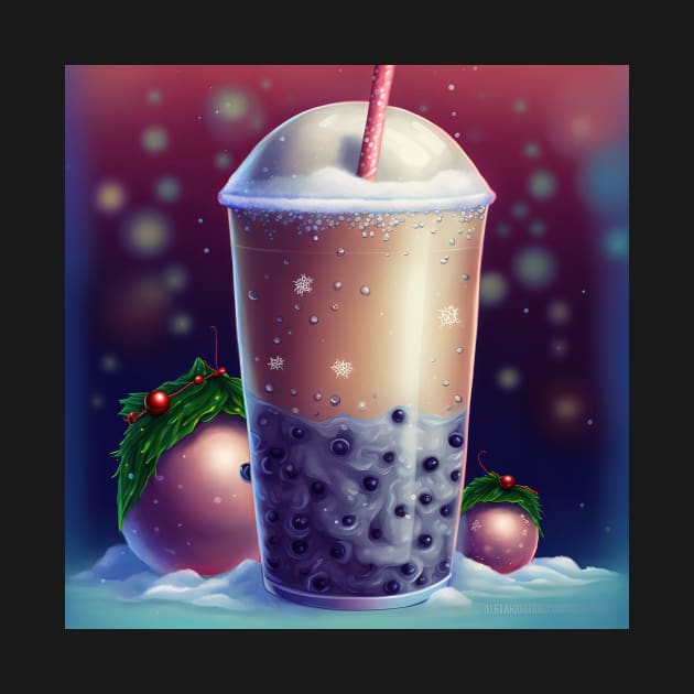 Christmas bubble tea by Art8085