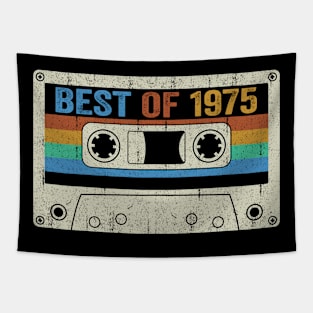 Best Of 1975 49th Birthday Gifts Cassette Tape Vintage Tapestry