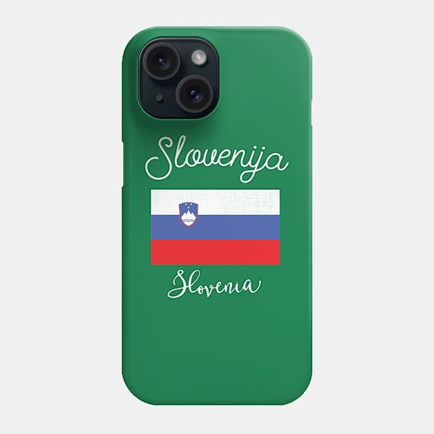 Slovenia Flag Phone Case by phenomad