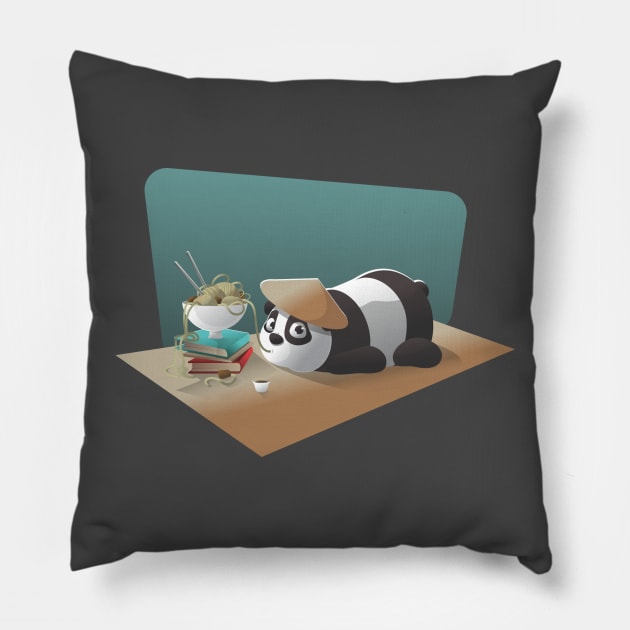 kongfu Panda Pillow by DrDesign