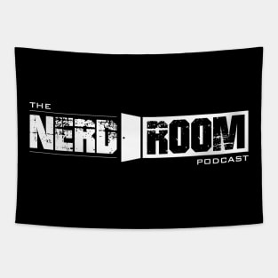 The Nerd Room Podcast - Logo (White) Tapestry