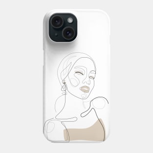 Lady In Beige Phone Case