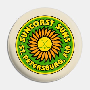 Defunct Suncoast Suns Hockey Team Pin