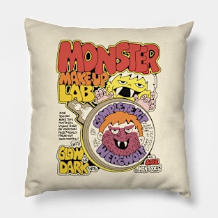 Werewolf Monster Makeup Lab Pillow