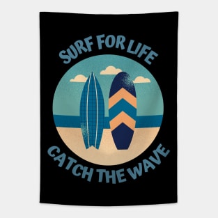Surf for life Tapestry