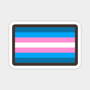 Custom-Colored Transgender Pride Flag Magnet