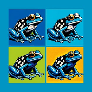 Blue Arrow Frog Pop Art - Cool Frog T-Shirt